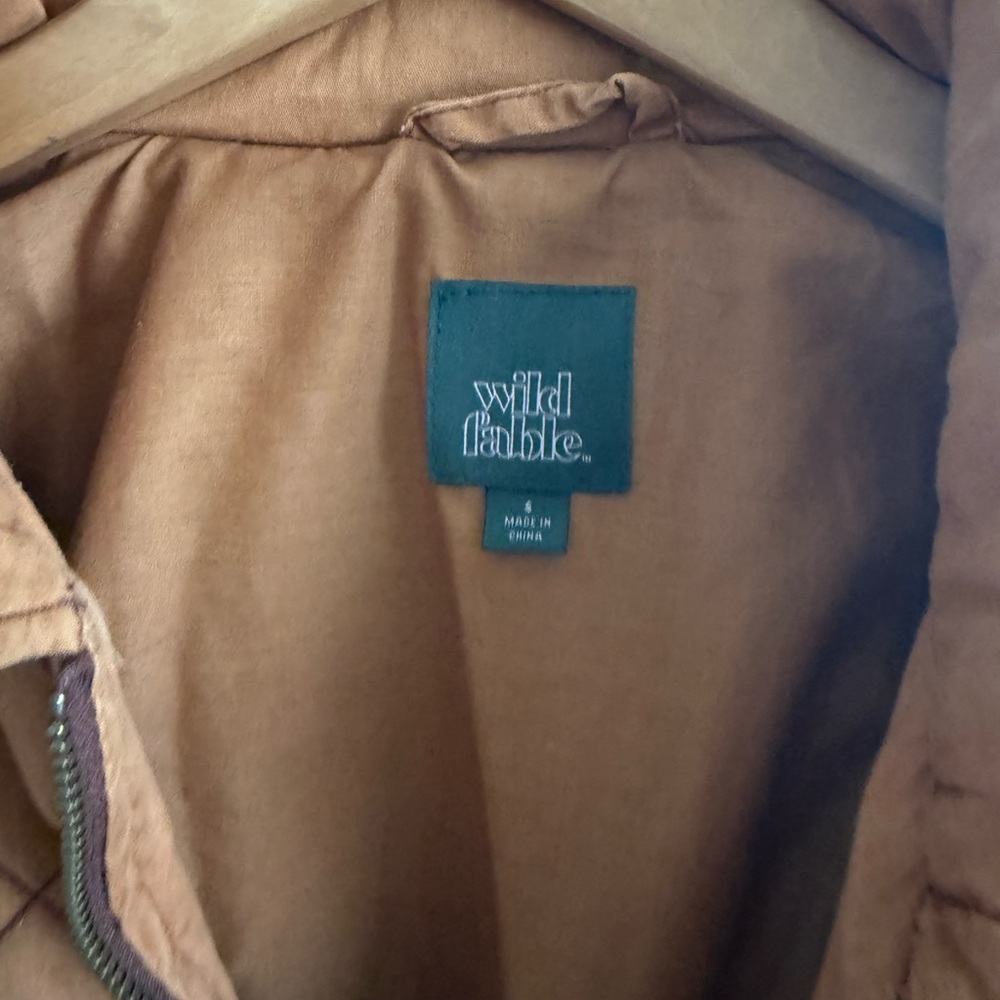 Wild Fable Tan Quilted Jacket - Picture 2 of 4